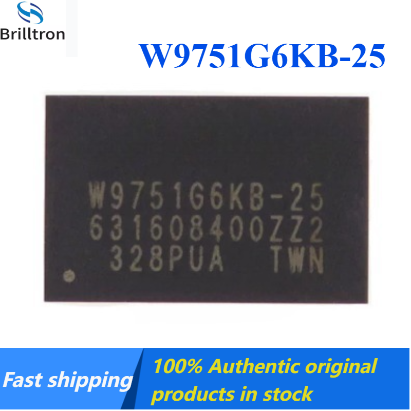 Ddr2 Ram - 5-20PCS 100% Orijinal W9751G6KB-25 DDR2 Çip,