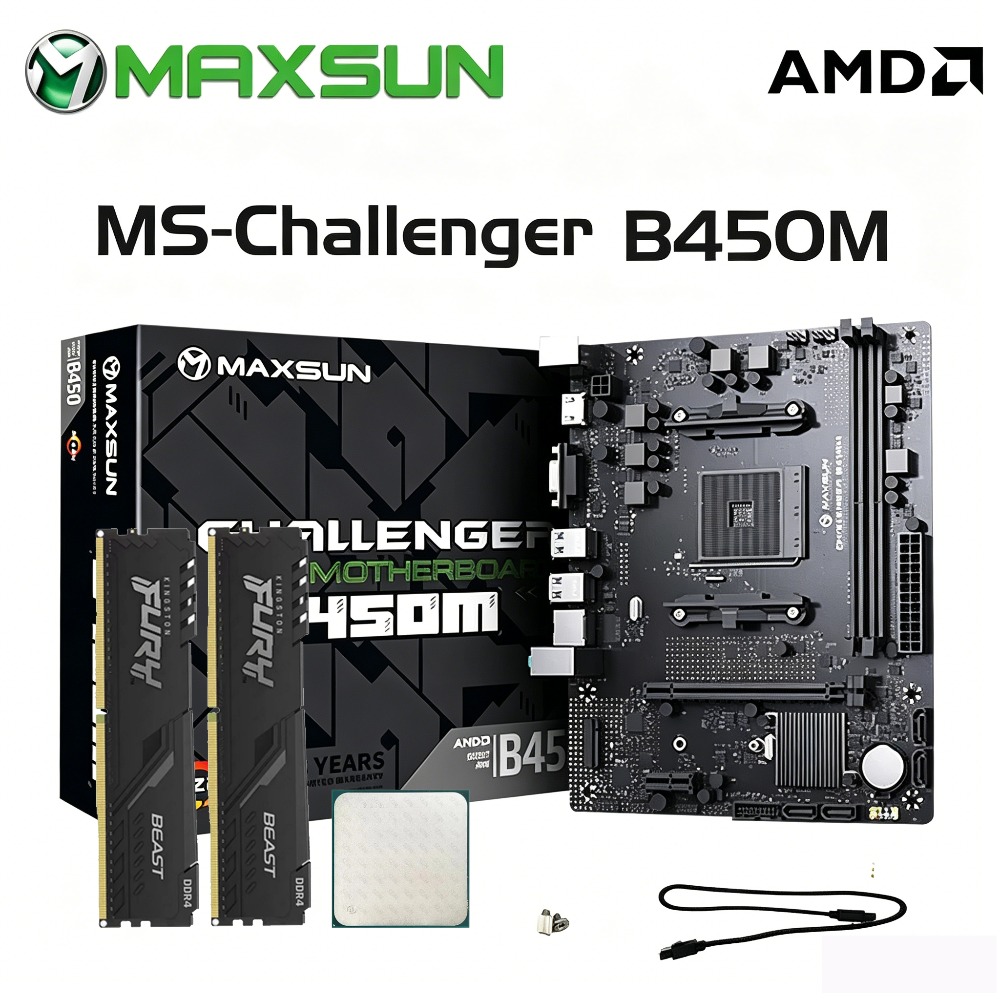 Ddr4 3200Mhz - Maxsun B450 Anakart + AMD R5