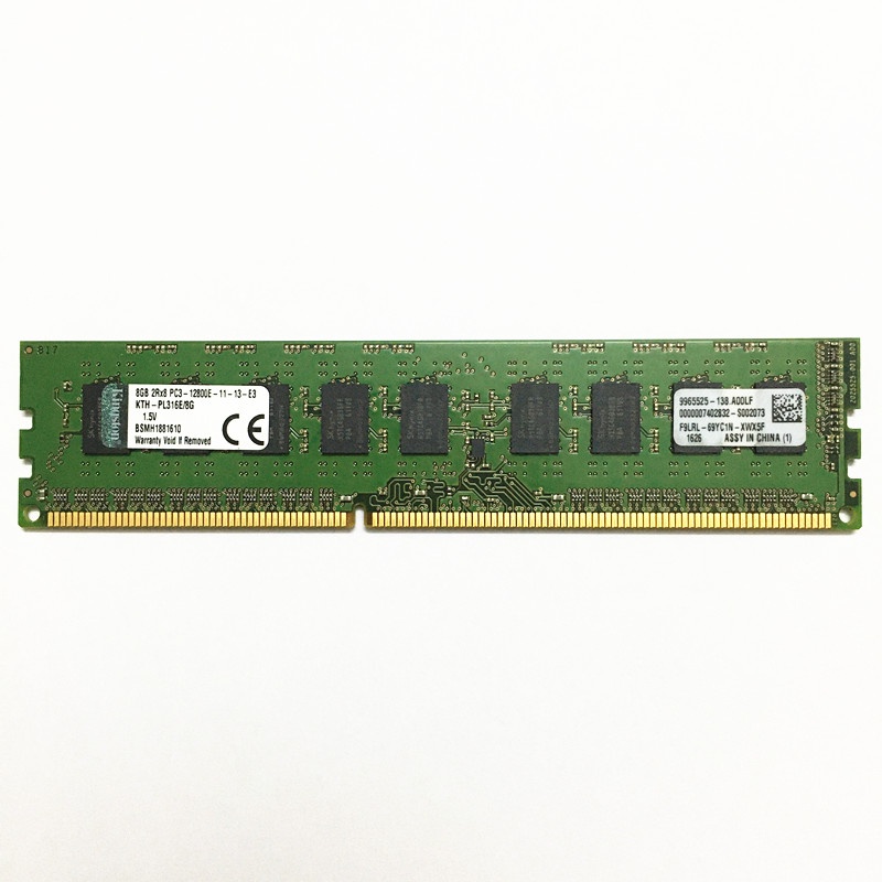 Kingston ECC RAM 8GB DDR3 DDR3 - Ecc Ram Server incelemesi ve fiyatı
