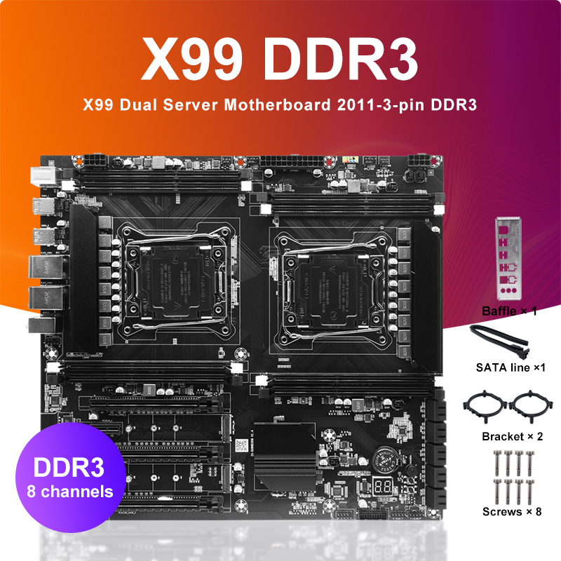 X99 Çift soketli Cpu Anakart L - Ecc Ram Server incelemesi ve fiyatı